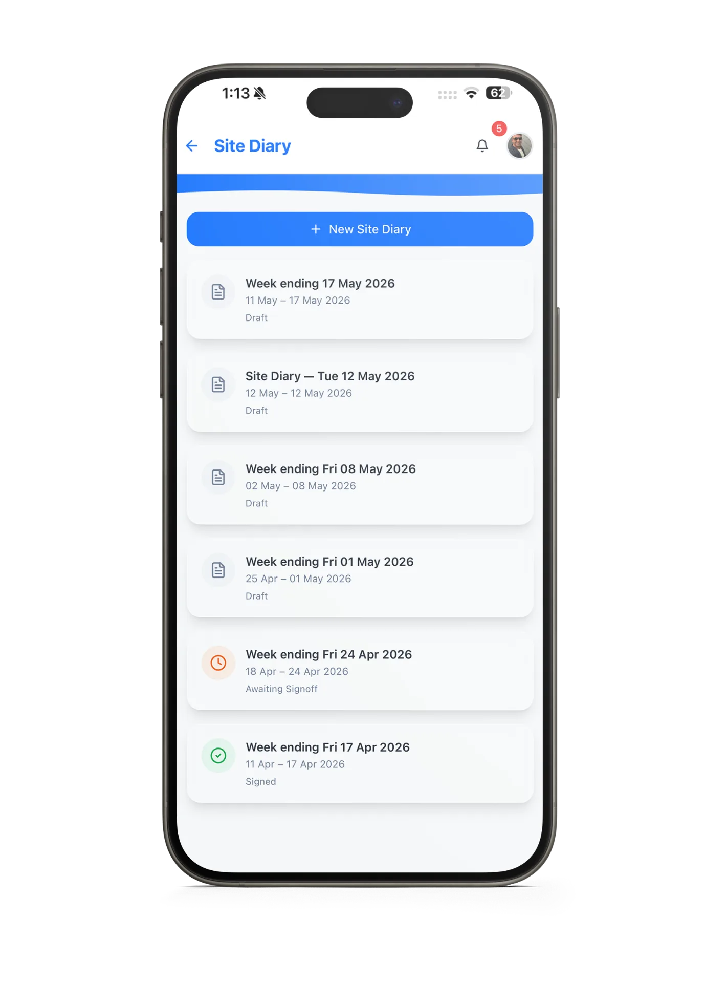 FREE Site Diary — Weekly Reports Auto-Compiled | LabourBase